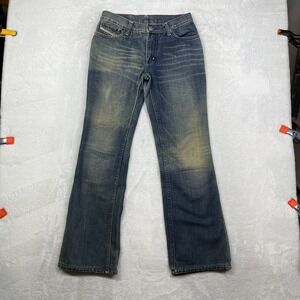 Vintage Diesel Bootcut Jeans Women's Blue Denim Pockets Classic Zip Fly - 28X29